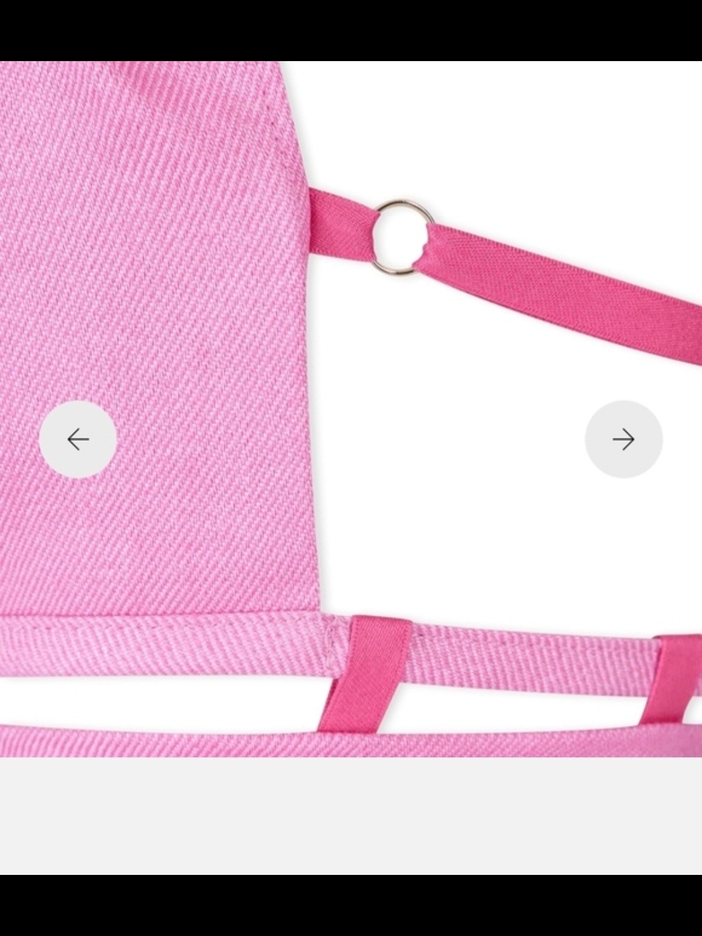 Jacquemus Pink Limao Cutout Mini Dress Size M - Picture 5 of 13